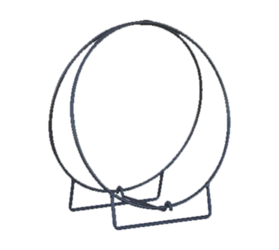 Chef Master W-1890 24" W Black Solid Steel Stock Blue Rhino UniFlame Log Hoop