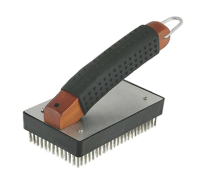 Chef Master 06367Y Stainless Steel Bristles Mr. Bar-B-Q Sure Grip Grill Brush