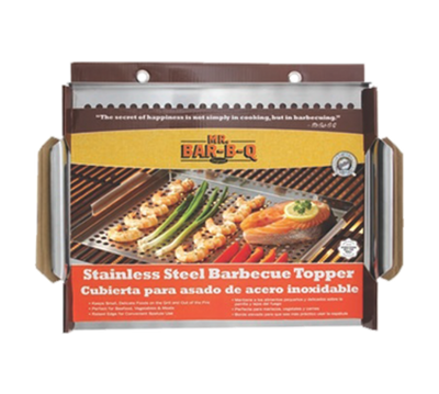 Chef Master 06032Y 16" W x 12" D Mr. Bar-B-Q Platinum Prestige Grill Topper with Handles