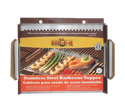 Chef Master 06032Y 16" W x 12" D Mr. Bar-B-Q Platinum Prestige Grill Topper with Handles
