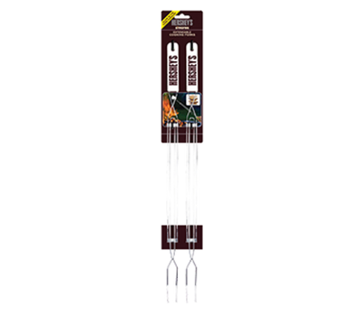 Chef Master 01209HSY Glow In the Dark Handle Hershey's S'mores Extendable Cooking Fork