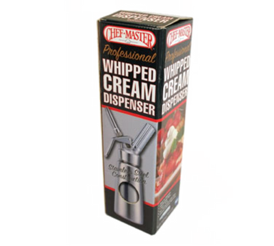 Chef Master 90078 0.5 L Stainless Steel Chef-Master Whipped Cream Dispenser