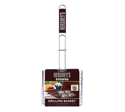 Chef Master 01200HSY Long Handle Hershey's S'mores Grilling Basket