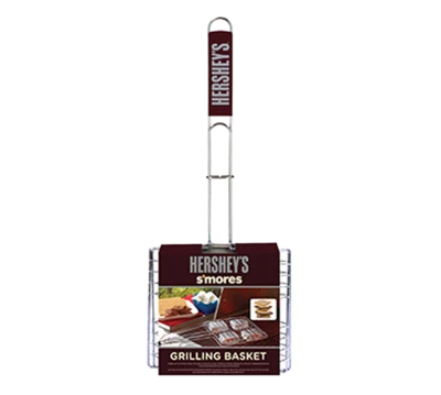 Chef Master 01200HSY Long Handle Hershey's S'mores Grilling Basket