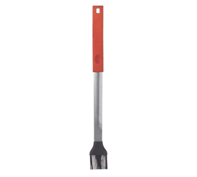 Chef Master 02803Y Stainless Steel and Silicone Mr. Bar-B-Q Easy Grip Baster with Grip Handle