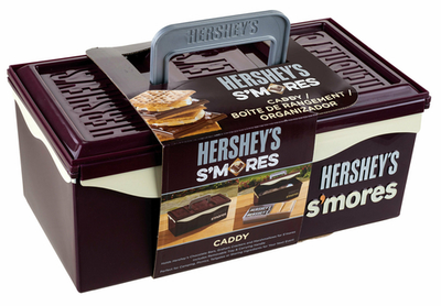 Chef Master 01211HSY Brown Plastic Hershey's S'mores Caddy