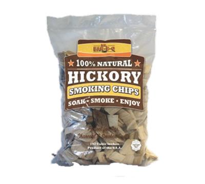 Chef Master 05011ZB 160 Cubic Inches Hickory Wood Mr. Bar-B-Q Smoking Chips