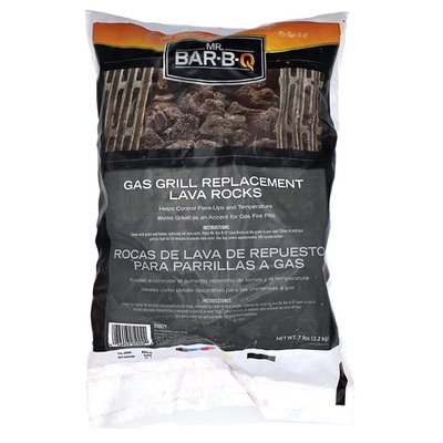 Chef Master 05002 7 Lbs. Mr. Bar-B-Q Natural Lava Rock