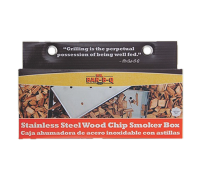 Chef Master 02109Y Stainless Steel Mr. Bar-B-Q Smoker Box with Lid