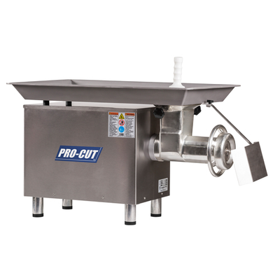 Pro-Cut KG-32 #32 Hub Stainless Steel Bench Meat Grinder - 220 Volts