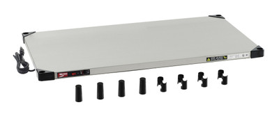 Metro HS2442 42" W x 24" D Stainless Steel Super Erecta Hot Heated Shelf - 120 Volts