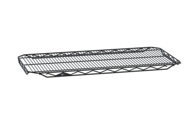 Metro 1848QBL 48" W x 18" D Black Epoxy Coated Wire qwikSLOT Shelf