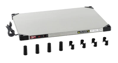 Metro HS2430 30" W x 24" D Stainless Steel Super Erecta Hot Heated Shelf - 120 Volts