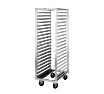 Metro RD15N 18 Pan End Load Single Pass-Thru Mobile Tray Rack