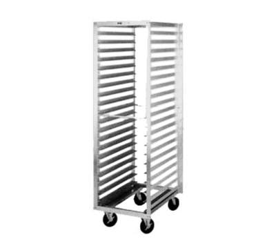 Metro RD15N 18 Pan End Load Single Pass-Thru Mobile Tray Rack