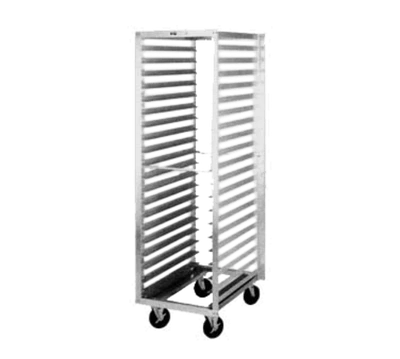 Metro RD15N 18 Pan End Load Single Pass-Thru Mobile Tray Rack
