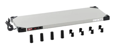 Metro HS1436 36" W x 14" D Stainless Steel Super Erecta Hot Heated Shelf - 120 Volts