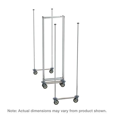 Metro LTTM18C 18" W Super Erecta Double Deep Top-Track Mobile Unit Kit