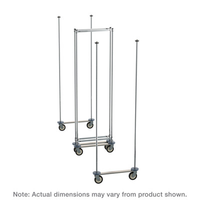 Metro LTTM18C 18" W Super Erecta Double Deep Top-Track Mobile Unit Kit