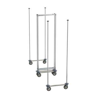 Metro LTTM24C 24" W Super Erecta Double Deep Top-Track Mobile Unit Kit