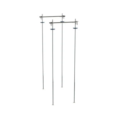 Metro TTA24C 24" W Chrome-Plated Super Erecta and Super Adjustable Top-Track Stationary Intermediate Unit Kit