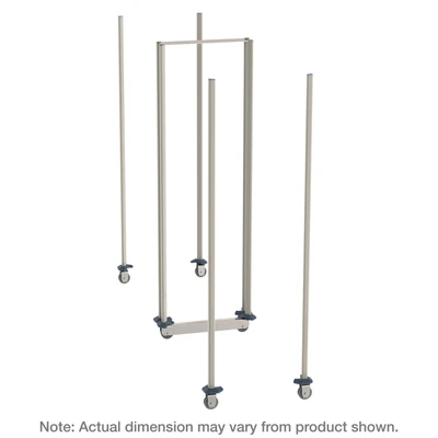 Metro LBTM18X3 18" Deep MetroMax i Double Deep qwikTRAK Mobile Unit Kit