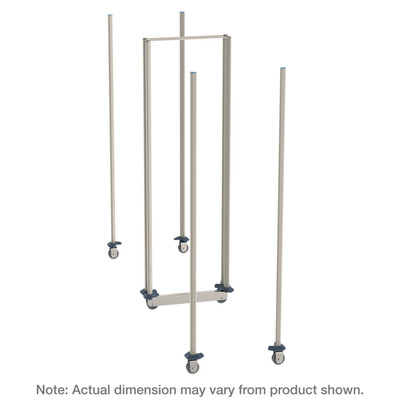 Metro LBTM18X3 18" Deep MetroMax i Double Deep qwikTRAK Mobile Unit Kit