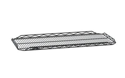 Metro HDM2448QBL 48" W Epoxy Coated Black Wire qwikSLOT Drop Mat Shelf