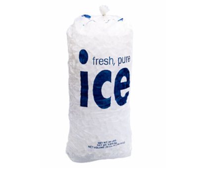 Follett LLC 00138370 20 Lbs. Poly Ice Bags