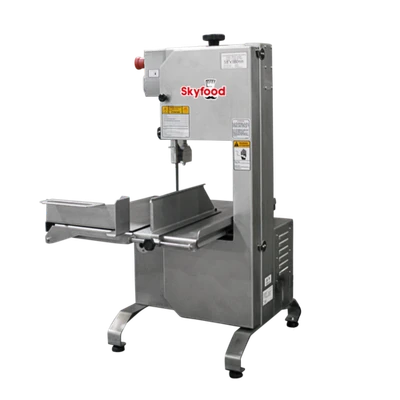Skyfood MSKLE 74" Blade Stainless Steel Base Tabletop Meat or Bone Saw - 110 Volts 1-Ph