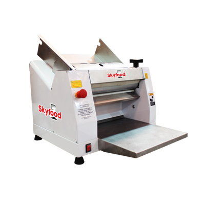 Skyfood CLM-400 15 Lbs. Dough Capacity Table Top Single Pass Dough Roller and Sheeter - 110 Volts