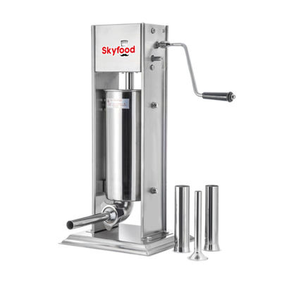 Skyfood 7VF 15 Lbs. Stainless Steel Manual Vertical Sausage Stuffer