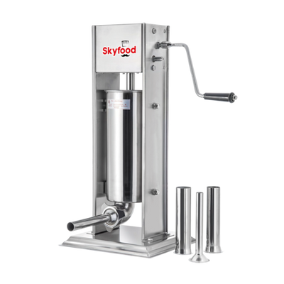 Skyfood 7VF 15 Lbs. Stainless Steel Manual Vertical Sausage Stuffer