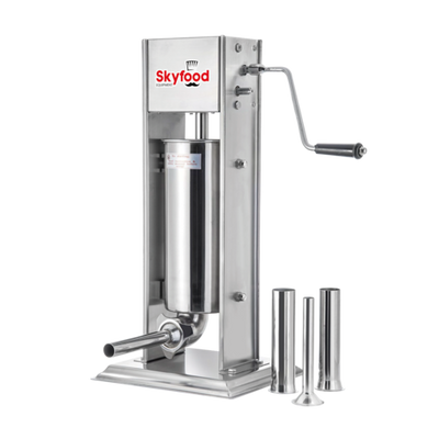 Skyfood 15VF 30 Lbs. Stainless Steel Manual Vertical Sausage Stuffer