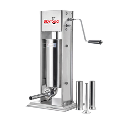 Skyfood 15VF 30 Lbs. Stainless Steel Manual Vertical Sausage Stuffer