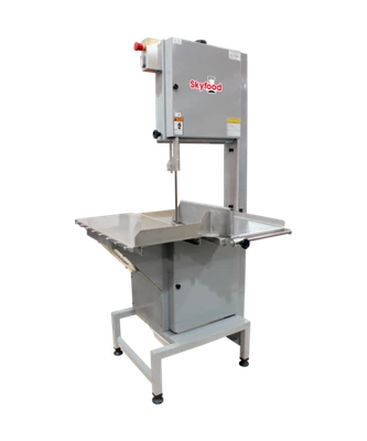 Skyfood SKGE 124" Blade Steel Base with Painted Finish Floor Model Meat & Bone Saw - 230 Volts 1-Ph