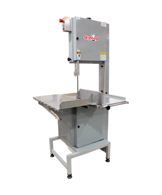 Skyfood SKGE 124" Blade Steel Base with Painted Finish Floor Model Meat & Bone Saw - 230 Volts 1-Ph