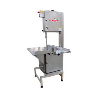 Skyfood SI-315HDE-1 124" Blade Stainless Steel Heavy Duty Floor Model Meat &amp; Bone Saw - 230 Volts 1-Ph