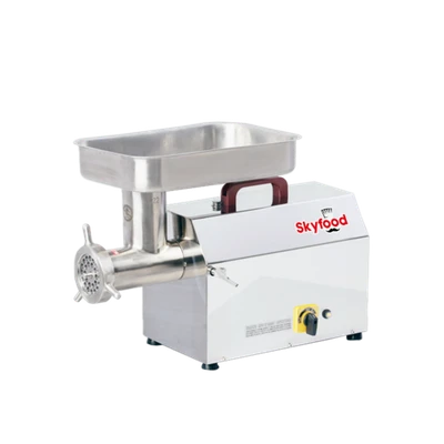 Skyfood SMG22F #22 Hub Stainless Steel Countertop Economy Meat Grinder - 115 Volts