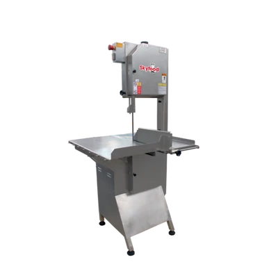 Skyfood SI-282HDE-2 112" Blade Stainless Steel Heavy Duty Floor Model Meat &amp; Bone Saw - 230 Volts 3-Ph