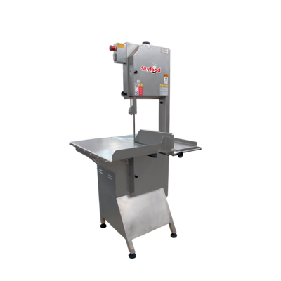 Skyfood SI-282HDE-2 112" Blade Stainless Steel Heavy Duty Floor Model Meat & Bone Saw - 230 Volts 3-Ph