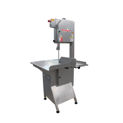 Skyfood SI-282HDE-2 112" Blade Stainless Steel Heavy Duty Floor Model Meat &amp; Bone Saw - 230 Volts 3-Ph