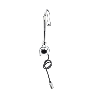 T&amp;S Brass 5EF-1D-WGAT Single Hole Wall Mount Polished Chrome Plated Brass Body Equip Electronic Faucet