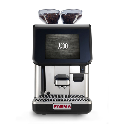 Espresso Soci X30 S10 Silver Super Automatic 1 Group Faema X30 Autosteam Espresso Cappuccino Machine - 208-240 Volts