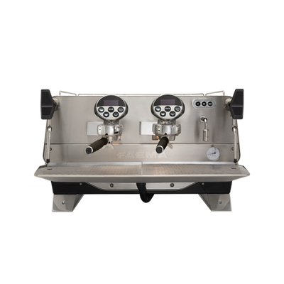 Espresso Soci PRESIDENT A/3 17.5 L. 2 Steam Faema President A/2 2-Group Espresso Machine with Patented Thermosyphon Adjustable Knobs - 208-240 Volts