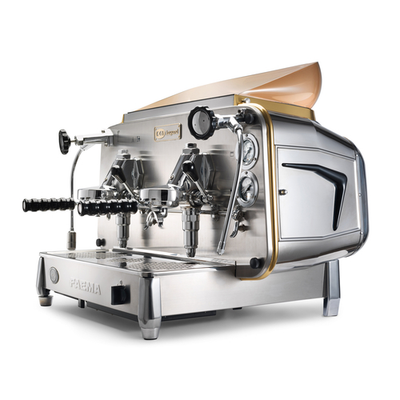 Espresso Soci E61 LEGEND S/2 11 L. Stainless Steel Semi-Automatic 2-Group Faema E61 Legend S/1 Espresso Cappuccino Machine - 208-240 Volts