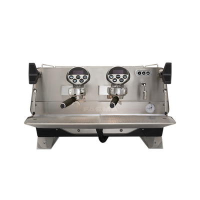 Espresso Soci PRESIDENT A/2 11 L. 1 Steam Faema President A/2 2-Group Espresso Machine with Patented Thermosyphon Adjustable Knobs - 208-240 Volts