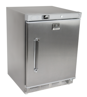 Kelvinator KCHUC23F 23.62" W Stainless Steel and Galvanized Undercounter Freezer - 115 Volts