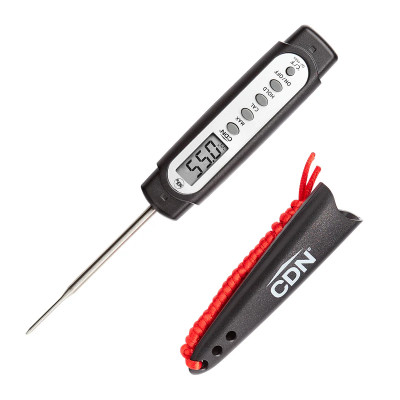 CDN Q2-450X 2.75" Stainless Steel Stem Waterproof Heavy Duty Pocket Thermometer