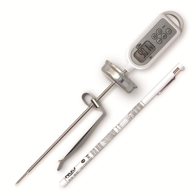 CDN DTW450L 8" Stainless Steel Long Stem High Heat Waterproof Thermometer